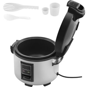Commercial Rice Cooker, 70-Cup Rice Cooker, 15.85 Qt / 15 Liter Large Rice Cooker and Warmer with Nonstick Inner Pot